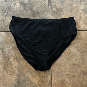Women’s black swim bottoms